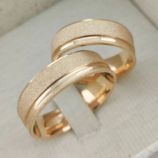 Aliança de Casamento Colômbia 6mm Ouro Rosé 18K retas