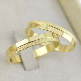 Aliança de Casamento Fina Anna Ouro 18K 3mm retas