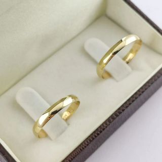 Aliança de Casamento Fina Barra do Piraí Ouro 18K 3mm Abaulada