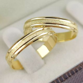 Aliança de Casamento Fina Emiko Ouro 18K 4mm retas