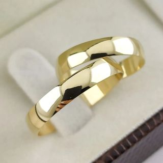 Aliança de Casamento Fina Joyce Ouro 18K 3,5mm retas