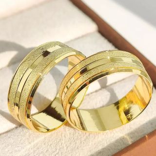 Aliança de Casamento Larga Natsu Ouro 18K 7mm retas