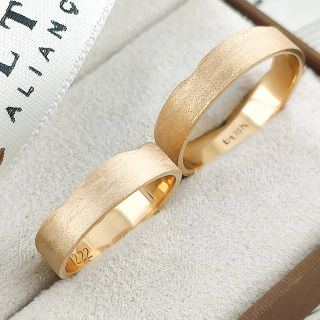 Aliança de Casamento Paquistão 5mm Ouro Rosé 18K retas