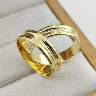 Aliança de Casamento Tradicional Isabella Ouro 18K 5mm Abaulada