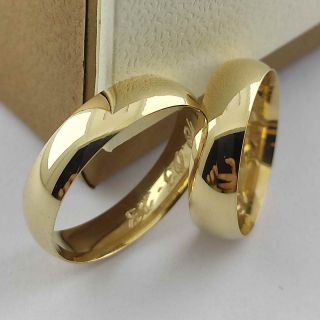 Aliança de Casamento Tradicional Suíça Ouro 18K 5mm retas