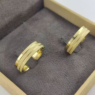 Aliança de Casamento Tradicional Yumi Ouro 18K 5mm retas