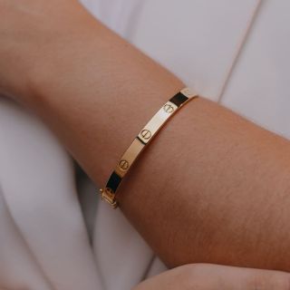 Pulseira Bracelete Love Ouro 18K