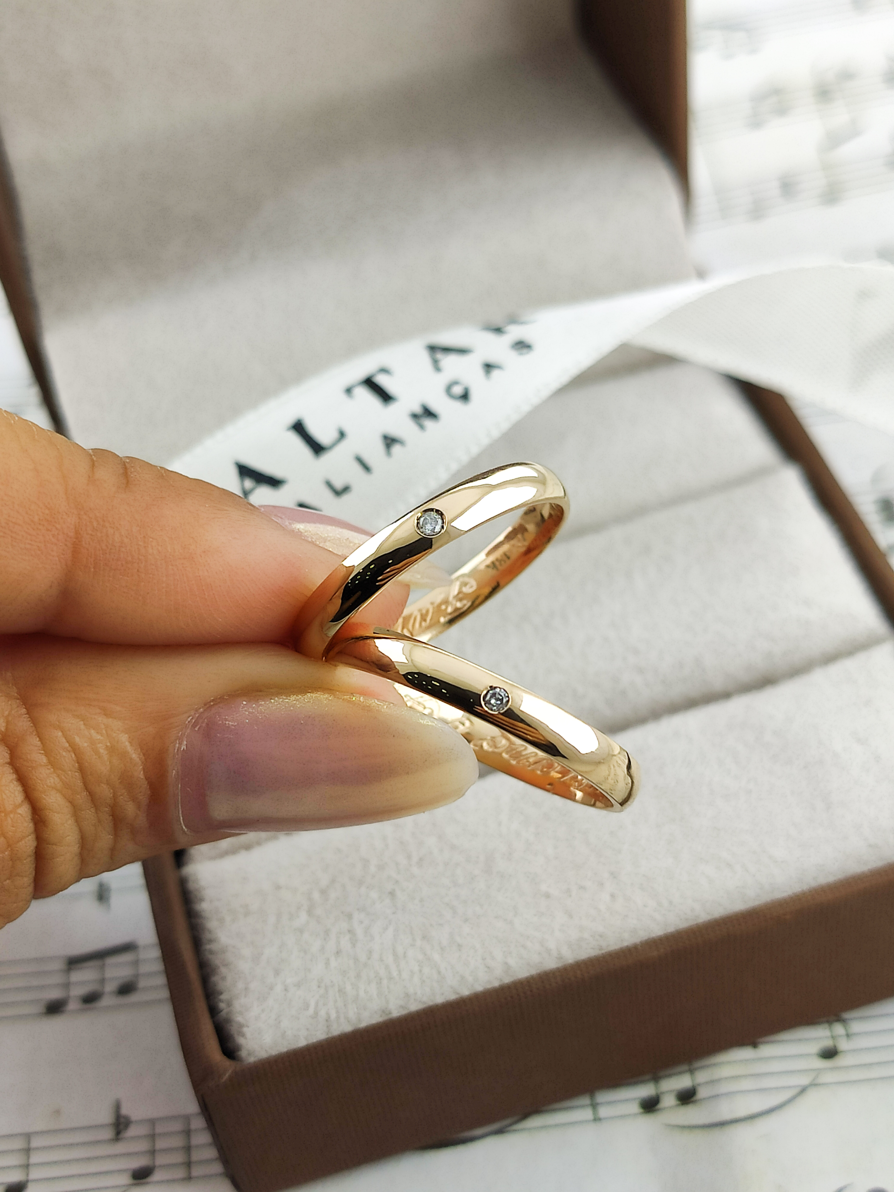 Aliança de Casamento Ouro 18K Noruega 3mm | Aliança Anatômica