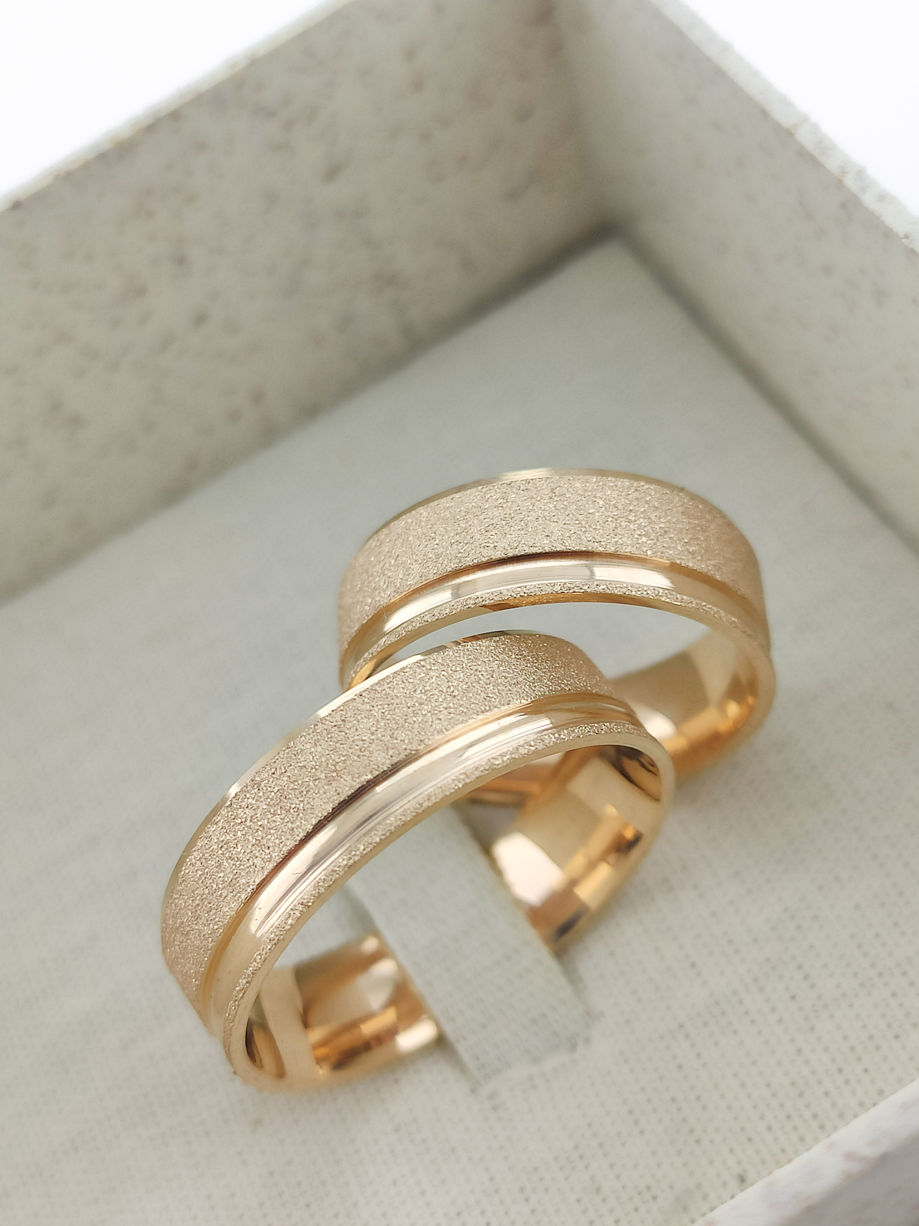 Aliança de Casamento Ouro Rosé 18K Colômbia 6mm | Aliança Anatômica