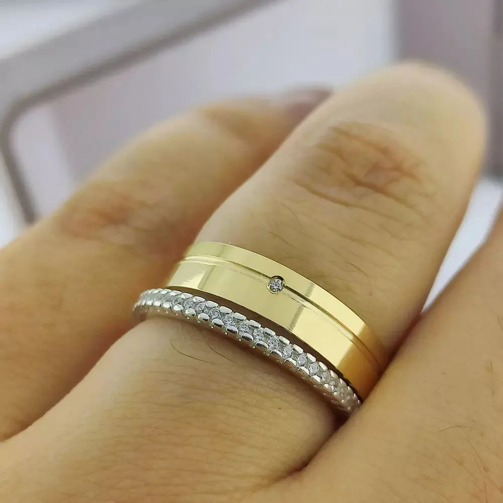 Aliança de Casamento Ouro 18K Altamira 4mm | Aliança Fina Reta